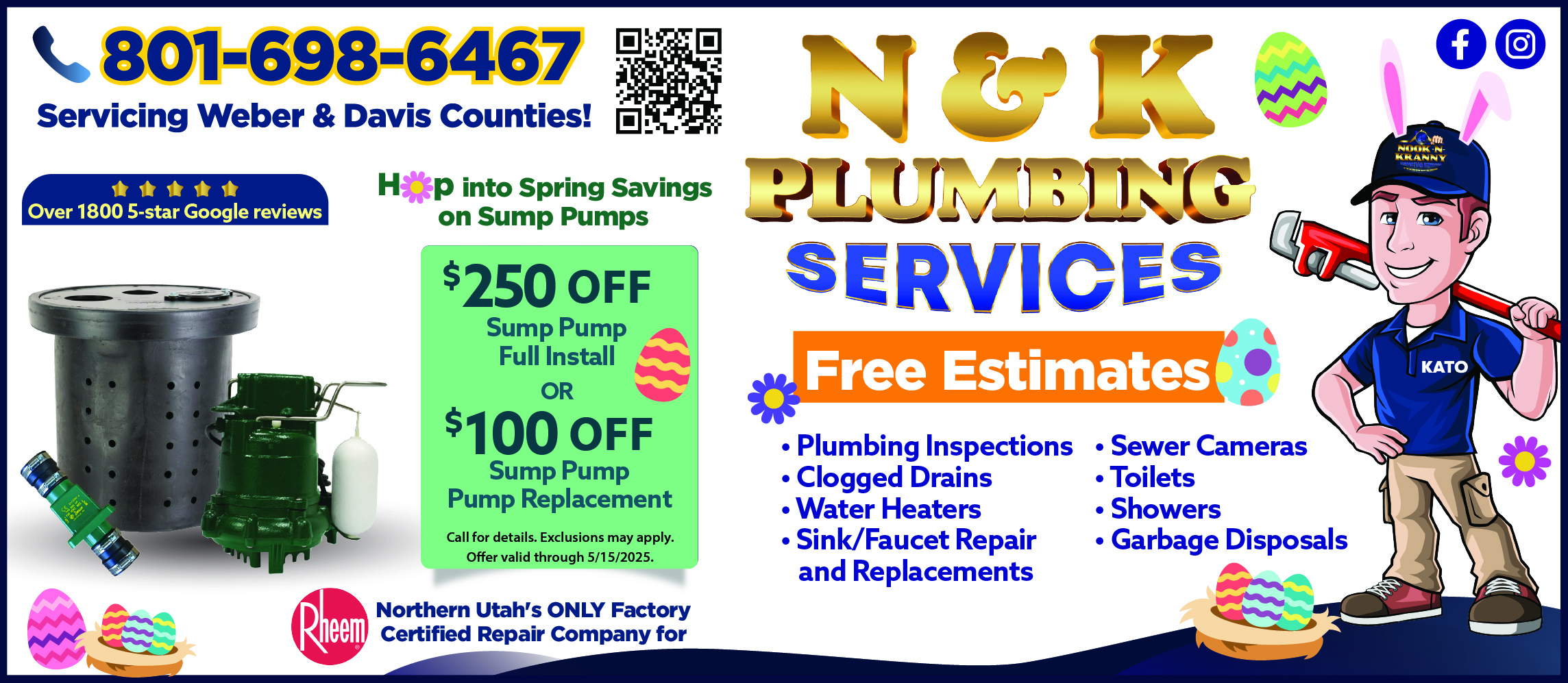 plumbing specials ogden utah march 2025